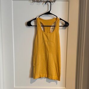 lululemon athletica Yellow Tank Top